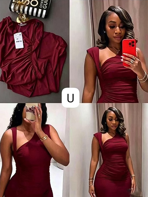 Plain Burgundy Piece - Image 2